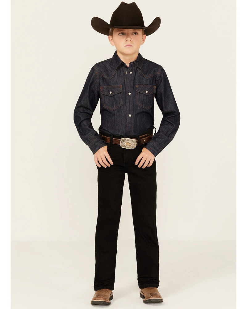 Wrangler Retro Boys' Slim Straight Stretch Denim Jeans