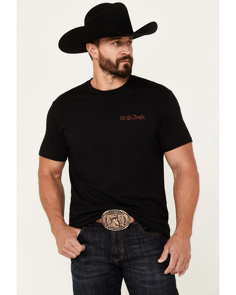 Howitzer Men's Never Fight Alone Short Sleeve Graphic T-Shirt