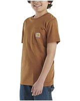 Carhartt Boys' Solid Short Sleeve Pocket T-Shirt