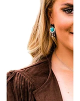 Montana Silversmiths Women's Catching Luck Horseshoe Earrings