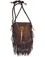 Kobler Leather Women's Dark Rossette Crossbody Bag