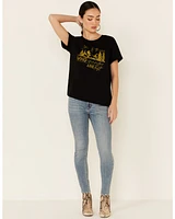 Cut & Paste Women's Not All Those Who Wander Are Lost Graphic Short Sleeve Tee