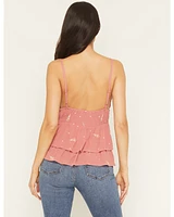 A.T.A.P Women's Crochet Embroidered Tank Top