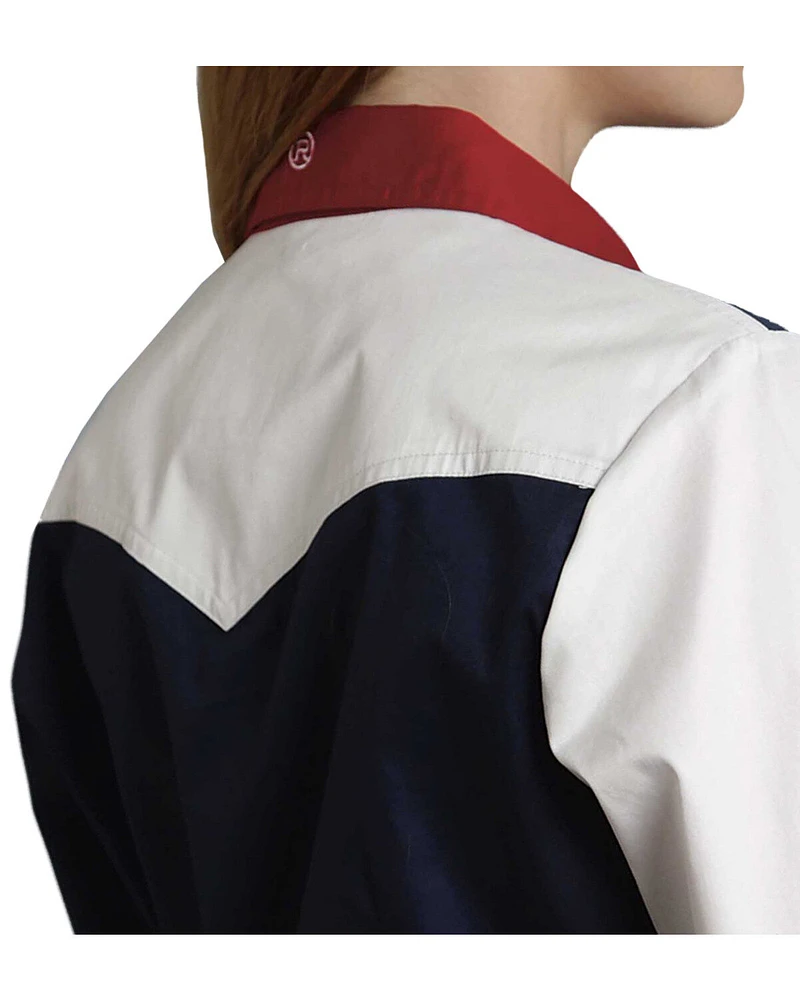 Roper Women's Stars & Stripes Colorblock Western Shirt