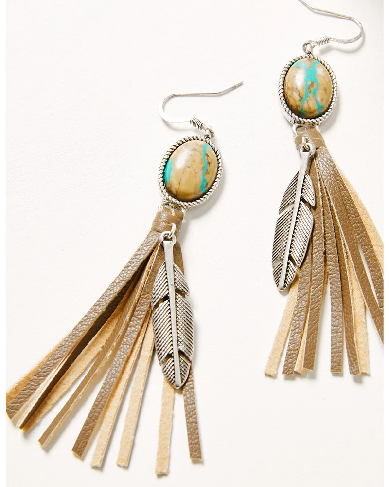 Shyanne Women's Sedona Sky Fringe Earrings
