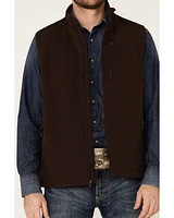 Ariat Men's Coffee Bean Logo 2.0 Patriot Zip-Front Softshell Vest