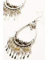 Shyanne Women's Soleil Silver Teardrop Earrings