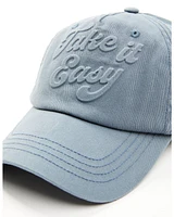 Cleo + Wolf Women's Take It Easy Embossed Ball Cap