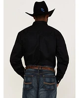 RANK 45® Men's Basic Twill Long Sleeve Button-Down Western Shirt - Tall