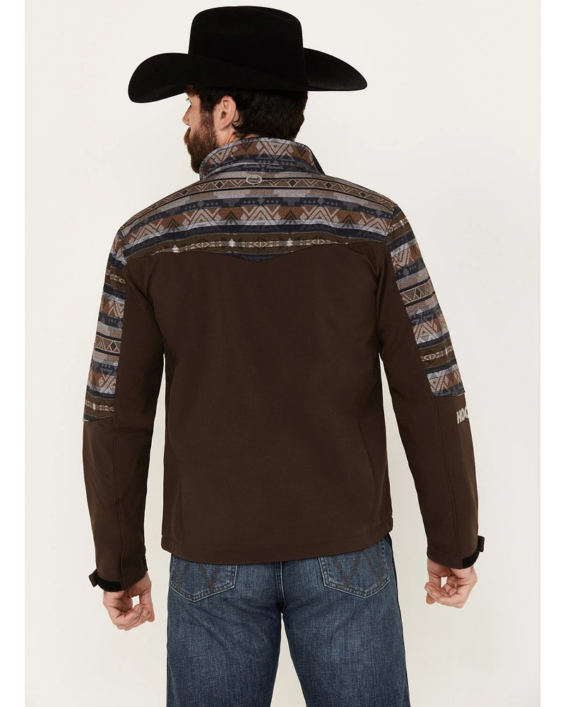 Hooey Men's Southwestern Print Softshell Jacket