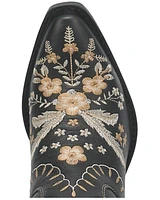 Dingo Women's Primrose Embroidered Floral Western Booties - Snip Toe
