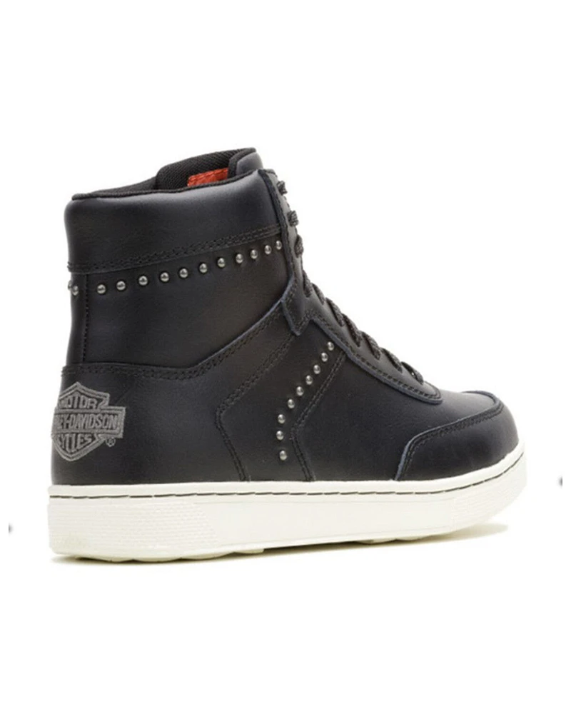 Harley Davidson Women's Grady Stud Waterproof Sneaker Boots - Round Toe