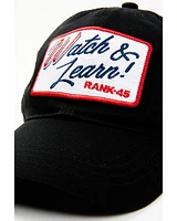 RANK 45® Women's Watch and Learn Patch Mesh-Back Ball Cap