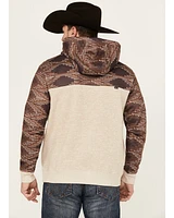 Hooey Men's Jimmy Southwestern Block Hooded Pullover