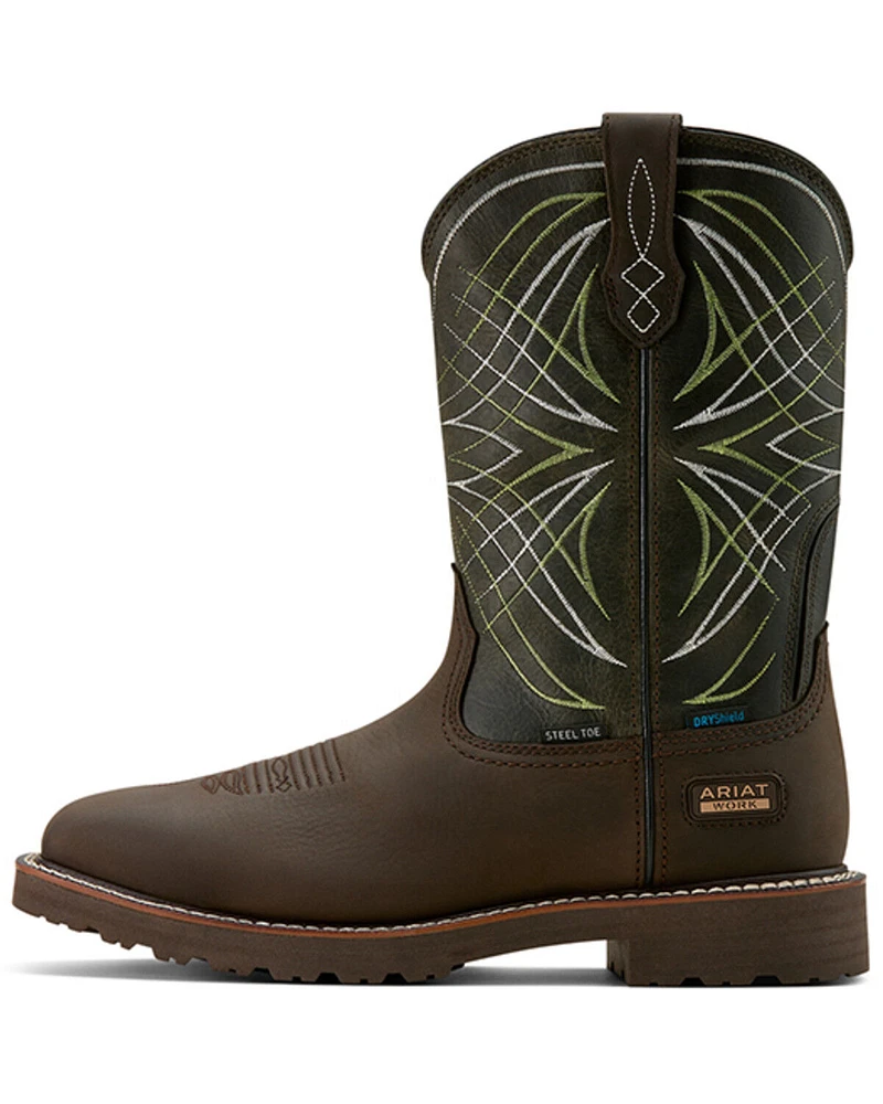 Ariat Men's Activator Waterproof Work Boots - Steel Toe