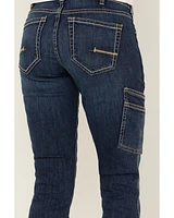 Ariat Women's Rebar Pilar Medium Wash Flex Riveter Bootcut Work Jeans