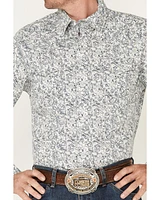 Wrangler Retro Premium Men's Paisley Print Long Sleeve Snap Western Shirt