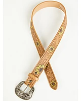 Shyanne Girls' Ellie Sunflower Tooled Belt