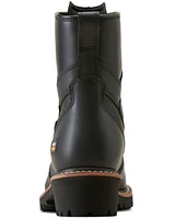 Ariat Men's 8" Logger Shock Shield Waterproof Work Boots - Soft Toe