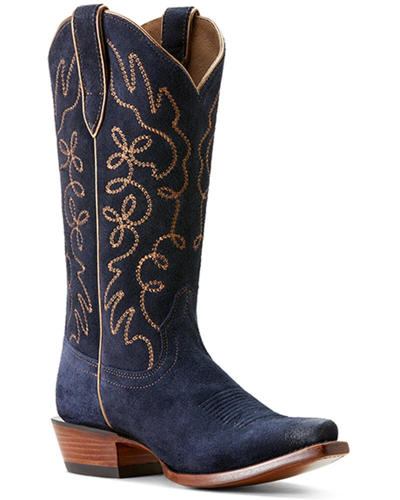 Ariat Women's Jukebox Suede Western Boots - Snip Toe