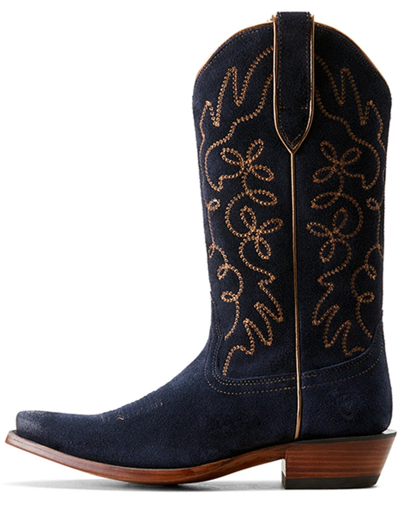 Ariat Women's Jukebox Suede Western Boots - Snip Toe