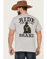 Paramount Network's Yellowstone Men's Rip For The Brand Graphic Short Sleeve T-Shirt