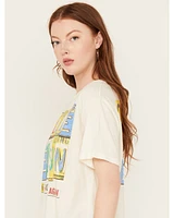 Day Dreamer Women's Willie Nelson On The Road Short Sleeve Graphic Tee