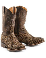 Tin Haul Men's Dream Weaver Bronc Rider Western Boots - Broad Square Toe