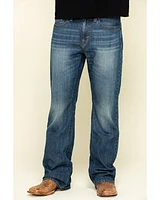 Cody James Men's Wolfstooth Wash Duke Relaxed Bootcut Stretch Denim Jeans