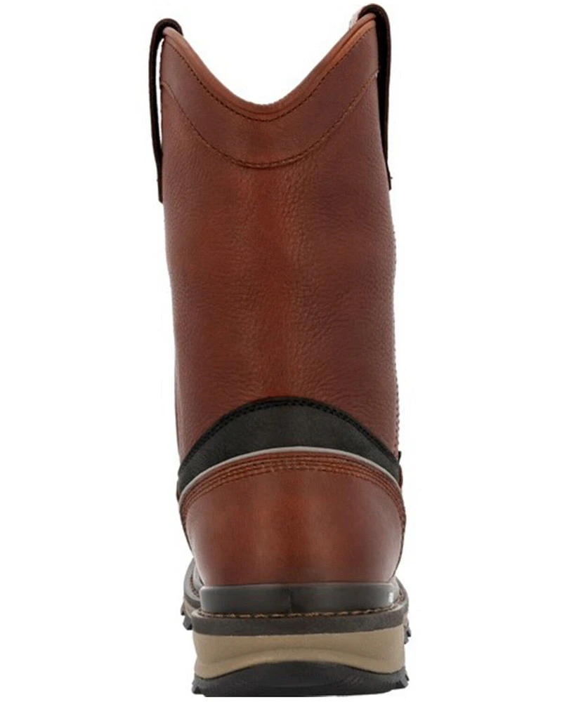 Rocky Men's Rams Horn Waterproof Pull-On Work Boots - Soft Toe