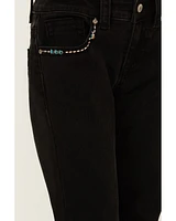 Shyanne Girls' Southwestern Embroidered Pocket Bootcut Stretch Jeans