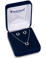 Montana Silversmiths Women's Delicate Glamour Horseshoe Jewelry Set - 2 Piece