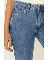 Wrangler Women's Westward Light Wash Dip Dye Mid Rise Bootcut Denim Jeans