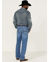 Blue Ranchwear Men's Bronc Rider Wash Dillon Regular Straight Denim Jeans