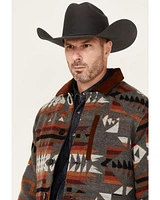 RANK 45® Men's Woodsworth Southwestern Print Wool Shirt Jacket