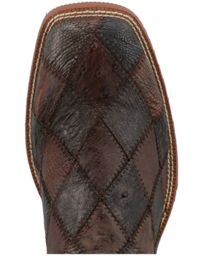 Twisted X Men's Tech X™ Exotic Ostrich Performance Western Boots - Broad Square Toe