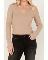 Miss Me Women's Boot Barn Exclusive Solid Long Sleeve Knit Top