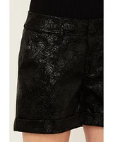 Dear John Women's Mid Rise Snake Print Shorts