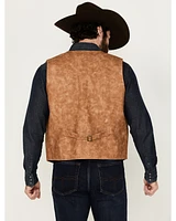 Cody James Men's Palomino Faux Leather Vest