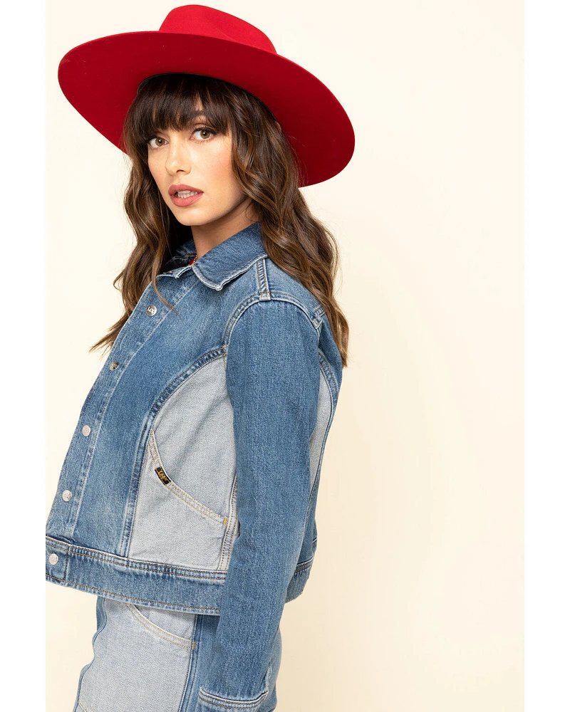 Lee Women's Contrast Denim Seamed Jacket