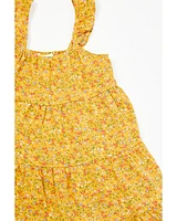 Yura Toddler Girls' Floral Print Sleeveless Dress