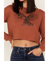 Shyanne Women's Eagle Graphic Cropped Sweatshirt