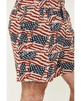 Ariat Men's US Flag Print Tek Shorts