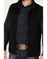 George Strait by Wrangler Men's Zip Logo Vest