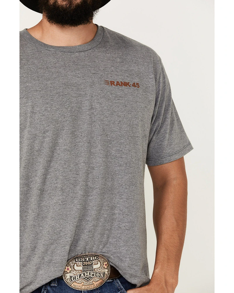 RANK 45® Men's Buck Off Short Sleeve Graphic T-Shirt