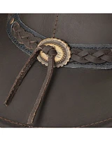 Outback Trading Men's Wagga Leather Hat