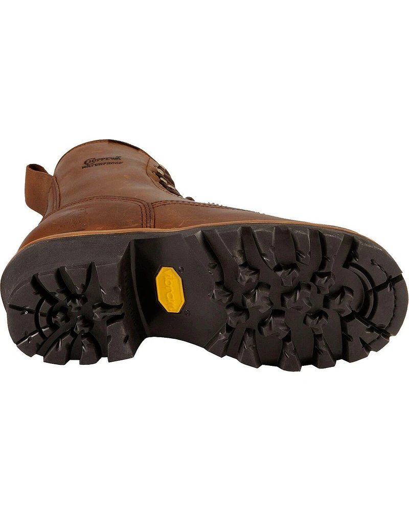 Chippewa Men's Lace-Up Logger Boots - Steel Toe