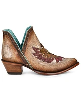 Corral Women's Overlay and Studded Fashion Booties - Round Toe