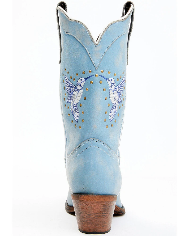 Laredo Women's Joy 11" Hummingbird Embroidered Western Boot - Square Toe