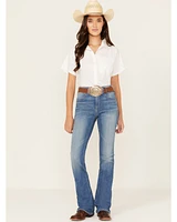 Ariat Women's Cassandra Medium Wash High Rise Bootcut Stretch Denim Jeans